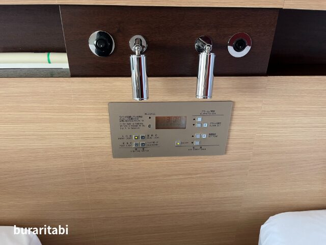 ベット周辺のスイッチ